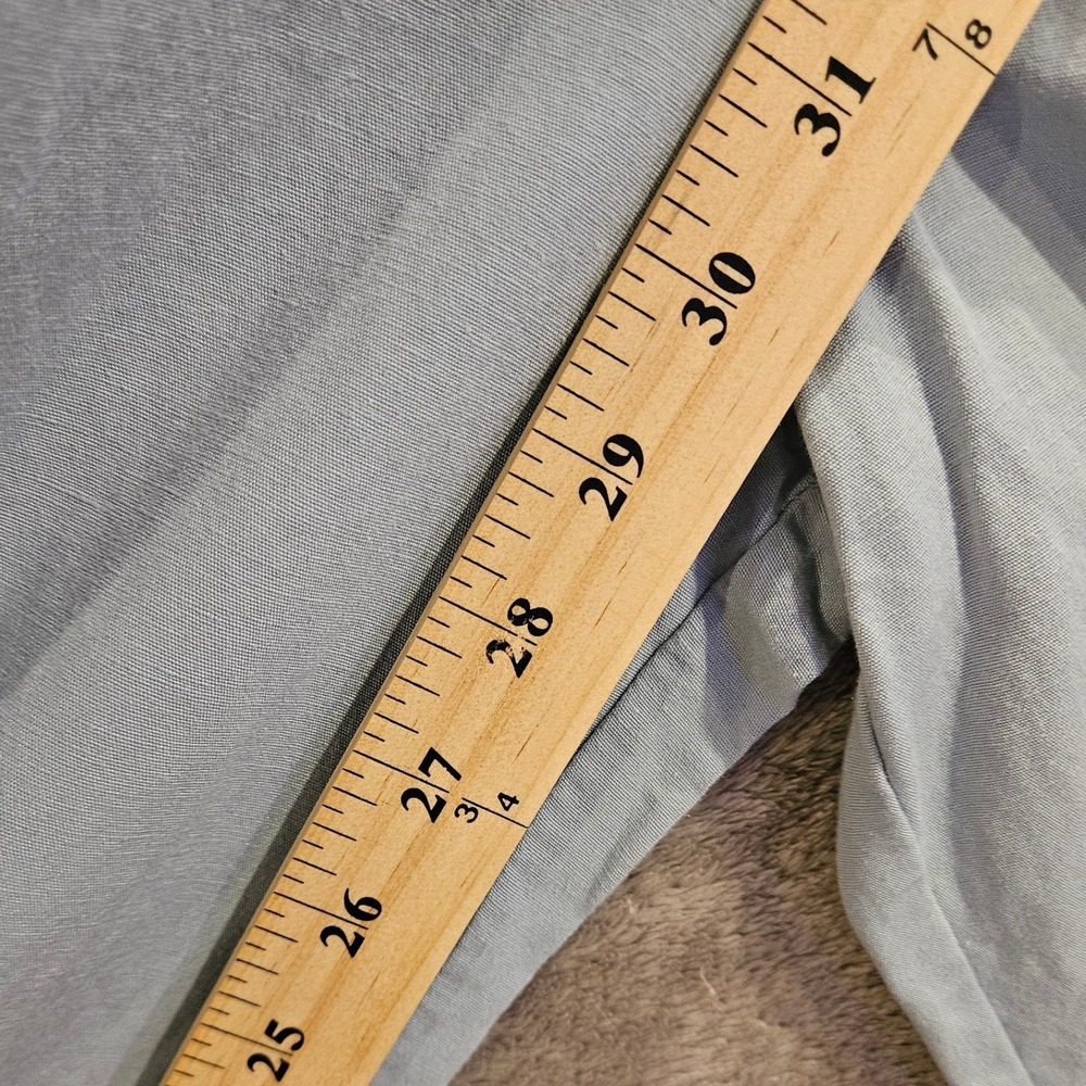 ZARA Sz S Wide Leg High Waisted Linen Blend Pant ‎ #452 - Picture 4 of 9